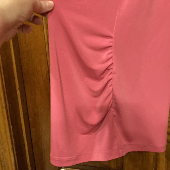 1X CJ Banks PInk Top with Gathered Sides - Picture 4 of 11